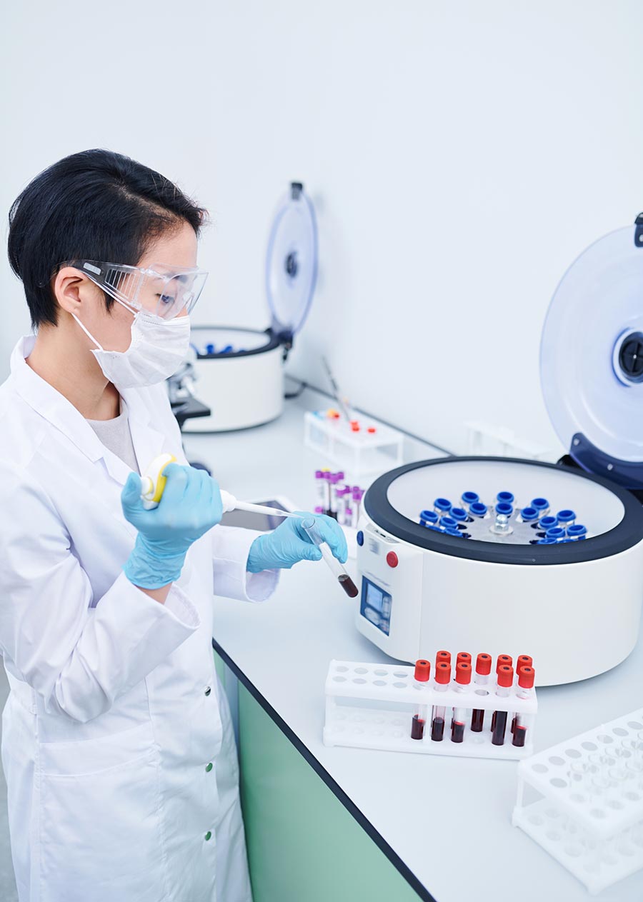 Testing Samples Using Centrifuge